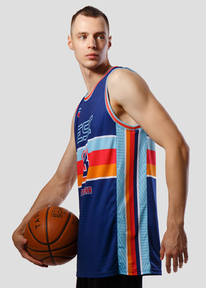 Баскетбольная майка с лампасом BSK-A12.1-SUBL